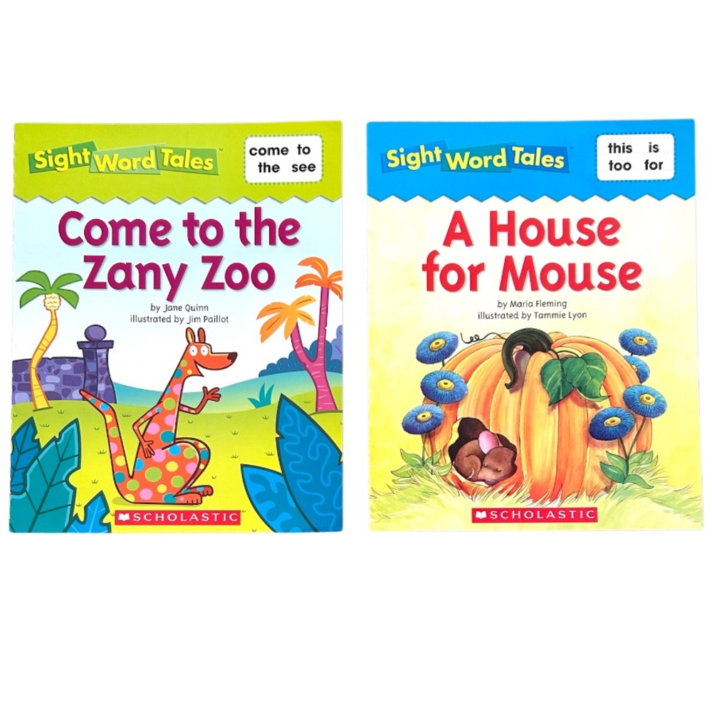 ✅ 5 for $25 - Sight Word Tales Set of Two: The Zany Zoo and A House For Mouse